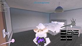 pounding a girl on roblox in hardcore creampie