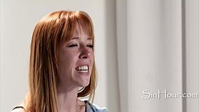 a wholesome redhead madi collins shines in casting interview