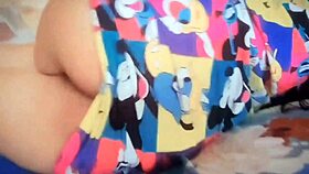 Mi Hijastra Tiene Un Vestido Hermoso Y Hace Que Me Corra Muy Rápido Hace Que Le Deje Semen En Esa Vagina Depilada