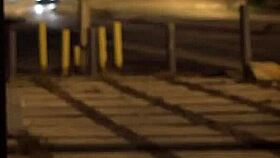 Stranded babe feels intense pleasure from stranger's hard fuck