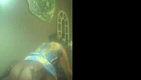 riding big butty with orgasm on big black cock homemade