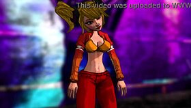 Sampling the sweet slim thick curvy booty of this 3d cartoon model.