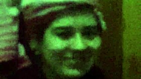 Wet Pink Hair Girl Enjoys The Rain. She Dances Playfully In The Shower.