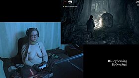 This Naked Brunette BBW Shows Off Her Big Natural Tits In Lesbian Fun