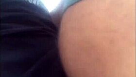 A Mexican amateur gets slippery on the rooftop in this gay scene