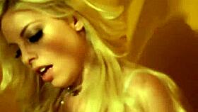 Sexy Blonde in Retro Tease Feels So Hot
