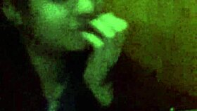 Wet Pink Hair Girl Enjoys The Rain. She Dances Playfully In The Shower.