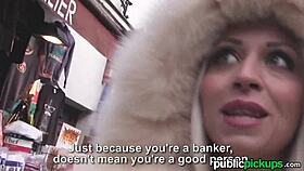 chloe lacourt gets picked up in public for hardcore fun