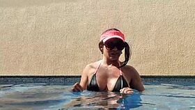 What a big ass latina in the hotel getting creampied?