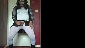 bisexual sissy mark wright explores his curiosity in a homemade setting