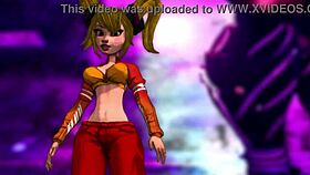 Sampling the sweet slim thick curvy booty of this 3d cartoon model.