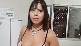 sarah rosa's vlog shows her sexy ass in lingerie for fans