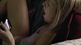 scarlet sage ready for first big black cock? bent over doggystyle with facial!