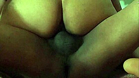 This curvy latina says no to the big black cock, but gets the blowjob anyway.