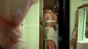 Majorette strips bikini by the pool!