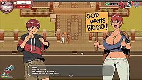 curvy teen in furry suit gives best titjob in hentai game