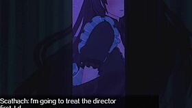 scathach fujino part 1 with big tits and ass, young and old, beautiful game, big ass, cuckold, cock, big black cock