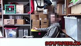 Blonde Security Gets Spunked In Reality Fuck