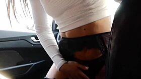 have you fucked in a car without fear, cumming hard on that indian babe's face?