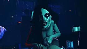 sadako from the ring gets a creampie in this hentai 😈