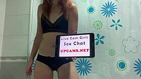 lilly, the superhot teen 18+, dares to ass fuck herself on webcam, showing her tight asshole.