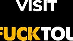 Latina kneels to suck monster cock