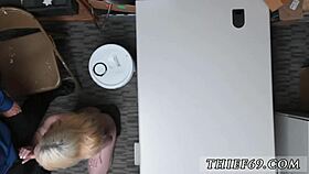 Blonde Muscle Man Attempted Theft