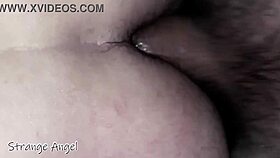 pov closeup of gay bottom with hairy ass in bareback scene