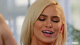 Petite Blonde Kiara Cole Fingers Her Tight Pussy Hard