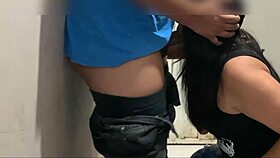 Boldly fucking my stepsister's big ass in the kitchen!