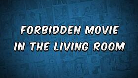 forbidden cartoon hentai plays in the living room, naughty anime taboo unfolds