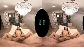 Vanna Bardot's Petite Brunette Pussy Fucked in Missionary POV with Heels