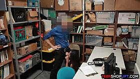 Asian teen caught stealing again 😅