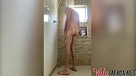 Alone at home relaxing with narrow ass