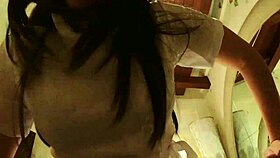 this asian milf wife with big tits rides cowgirl like a pro in thai style.