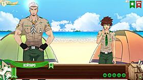 Game friends camp joke with Russian voice acting