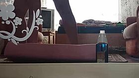 Kazakh couple creates home video