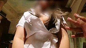 this asian milf wife with big tits rides cowgirl like a pro in thai style.