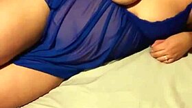 Is that slut wife ready for a cumshot in her lingerie?