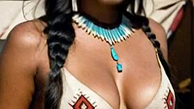 Naked Indian Woman With Natural Tits Has Sensual Outdoor Sex