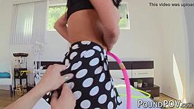 Audrey Bitoni Flaunts Huge Tits in Close-Up Before Intense Cowgirl Pounding