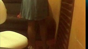 Pandora showcases her legs on webcam