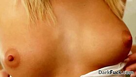 tiffany watson rides a big black cock in interracial deepthroat action.