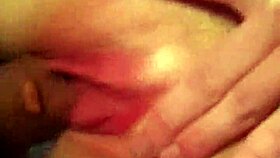 Man cums on pussy in raw sex scene