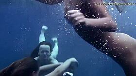 Sleazy beach ‘slags’ in Tenerife love showering and swimming