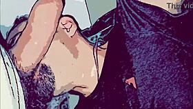 Gay Cartoon Animation Where Dominant Fucks Passive's Mouth With Big Thick Cock