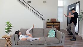 He Destroys My Tight Ass With Blowjob And Riding