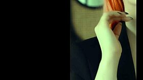 redhead secretary mollyredwolf bends over and asks, 'is this what you want?' in doggystyle