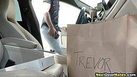 cute pizza boy gets banged by horny customer