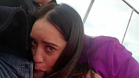 Intense Blowjob On The Ferris Wheel